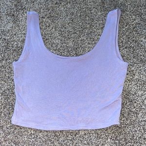 PacSun light purple cropped tank